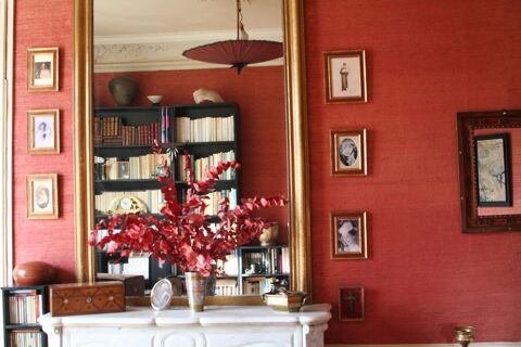 Grande Miroir bois dor 150 Paris 14 (75)