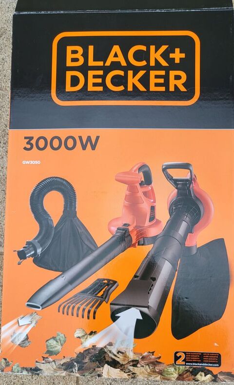 ASPIRATEUR BROYEUR SOUFFLEUR BLACK+DECKER 40 Fl�vy (57)
