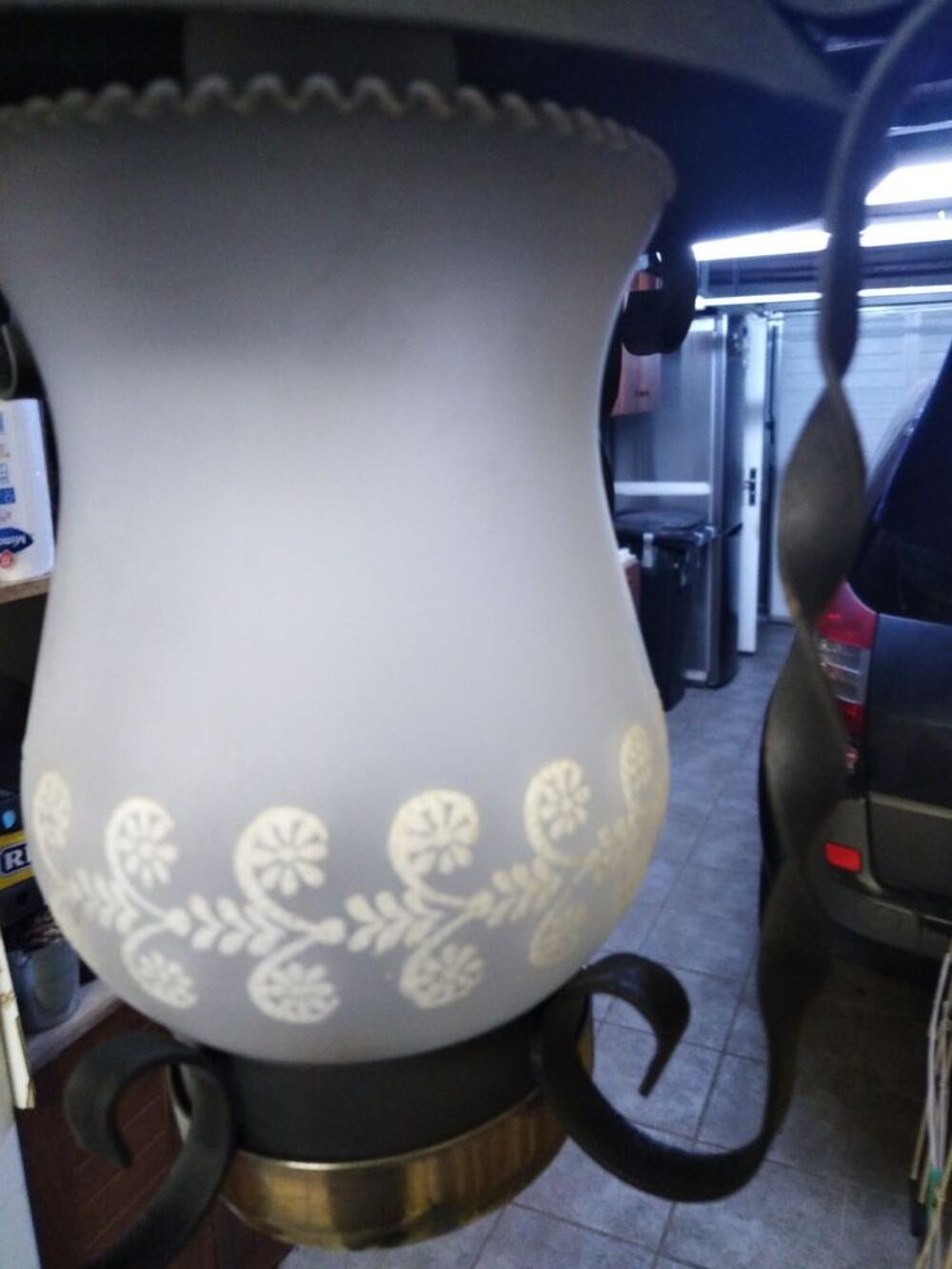 Lanterne fer et v&eacute;rine Décoration