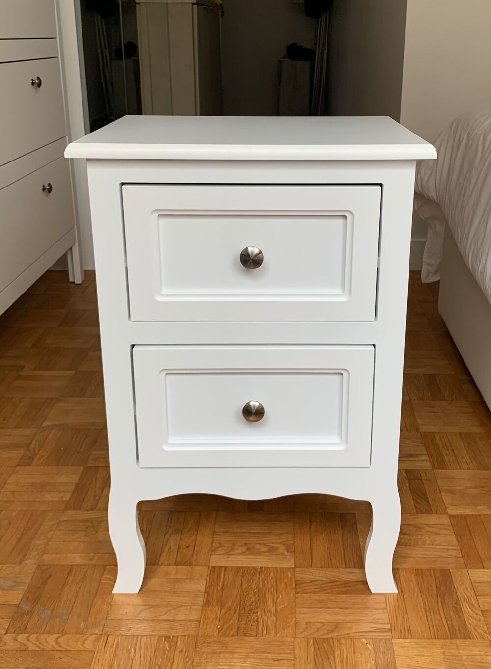 Table de chevet blanche Meubles