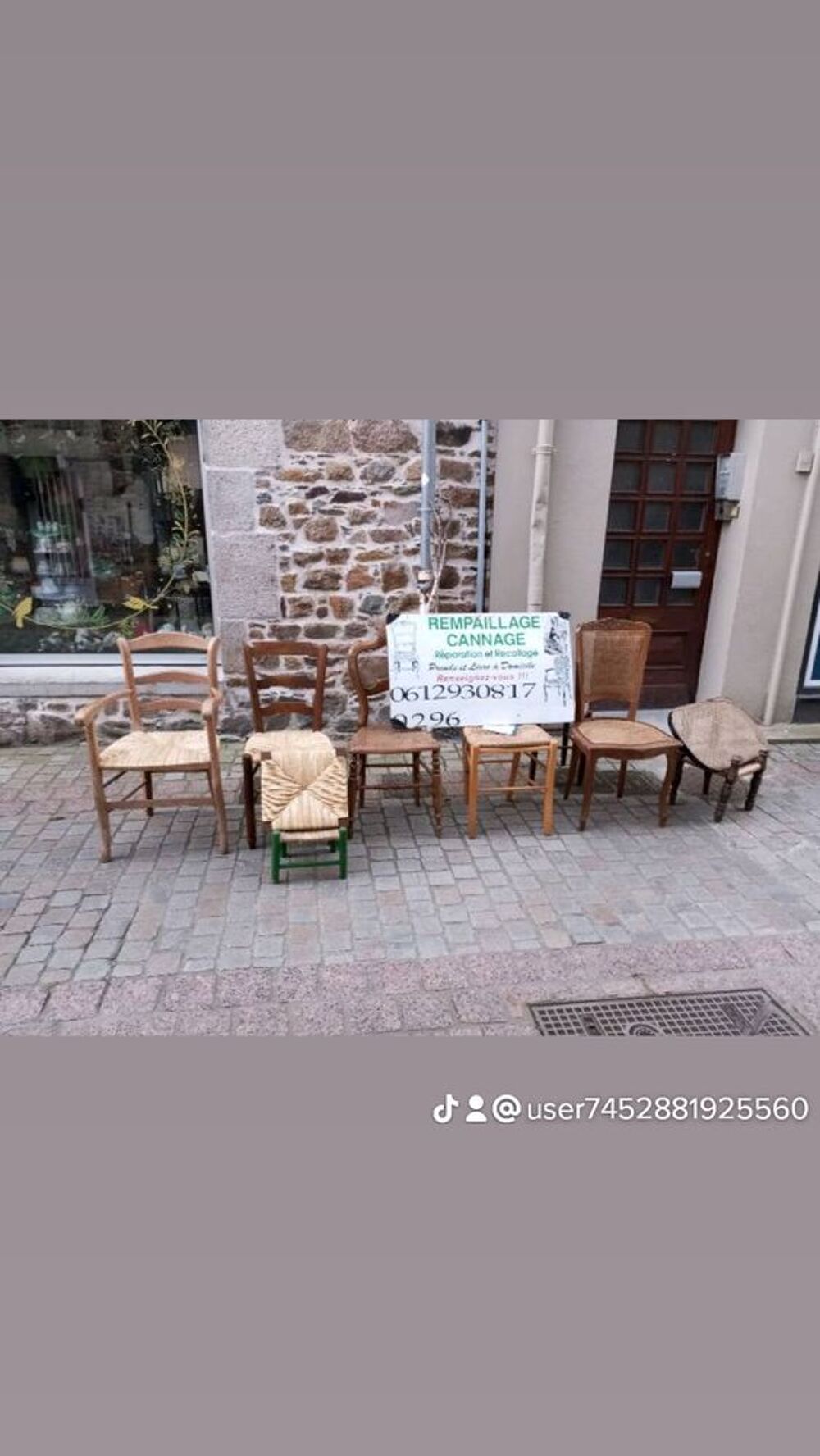   Rempaillage cannage de chaises  