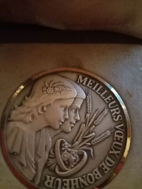 Medaille bronze argent J BALMI 20 Saint-Gaudens (31)
