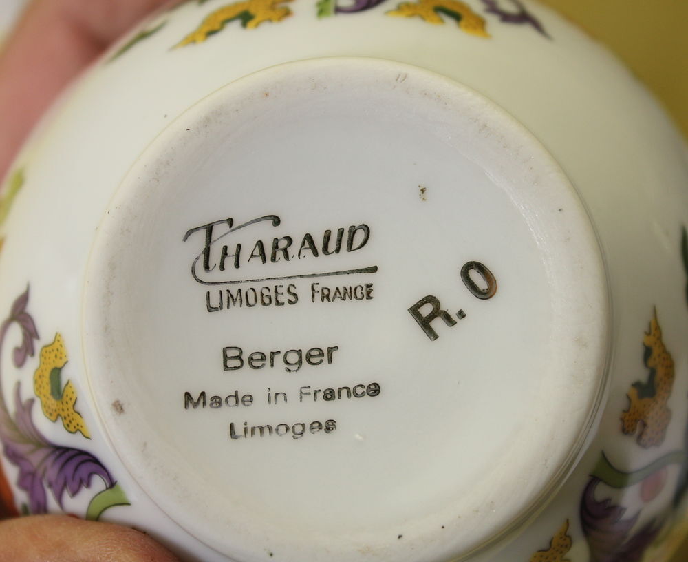 Lampe Berger Tharaud porcelaine Limoges 1966 Décoration