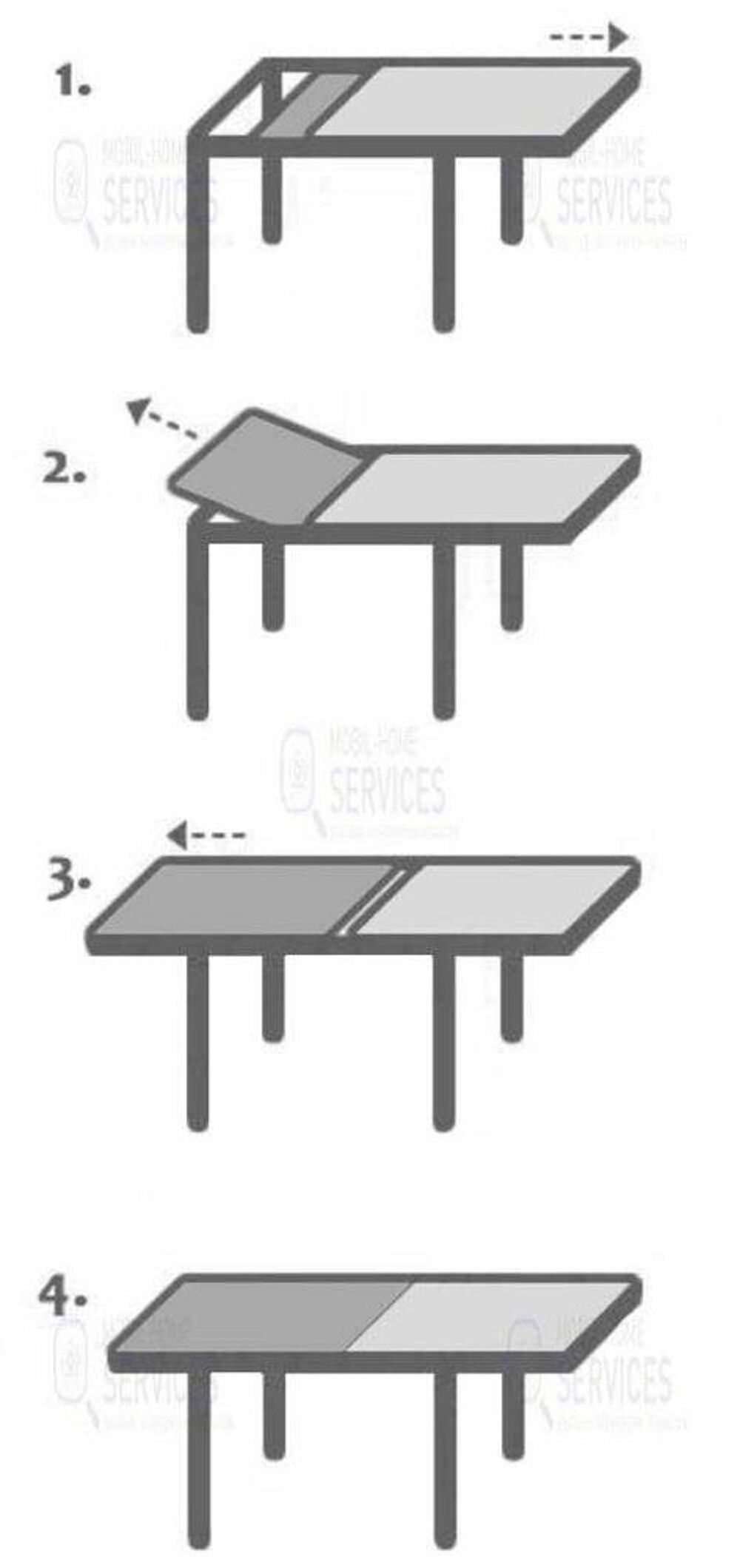 table noire ou blanche Meubles