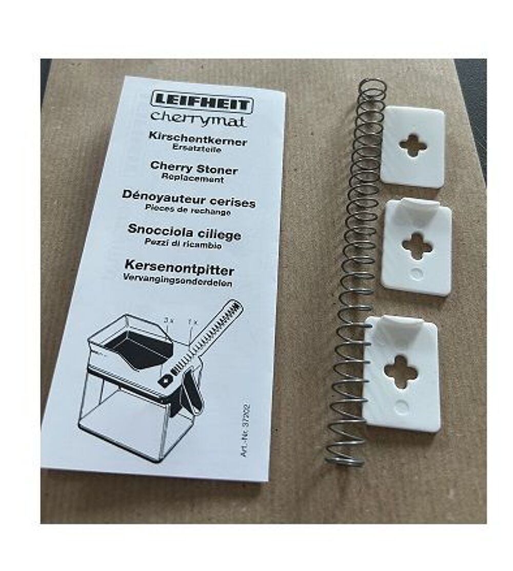 LANGUETTE X 3 + RESSORT X 1 POUR D&Eacute;NOYAUTEUR AUTOMATIQUE LEI Electroménager