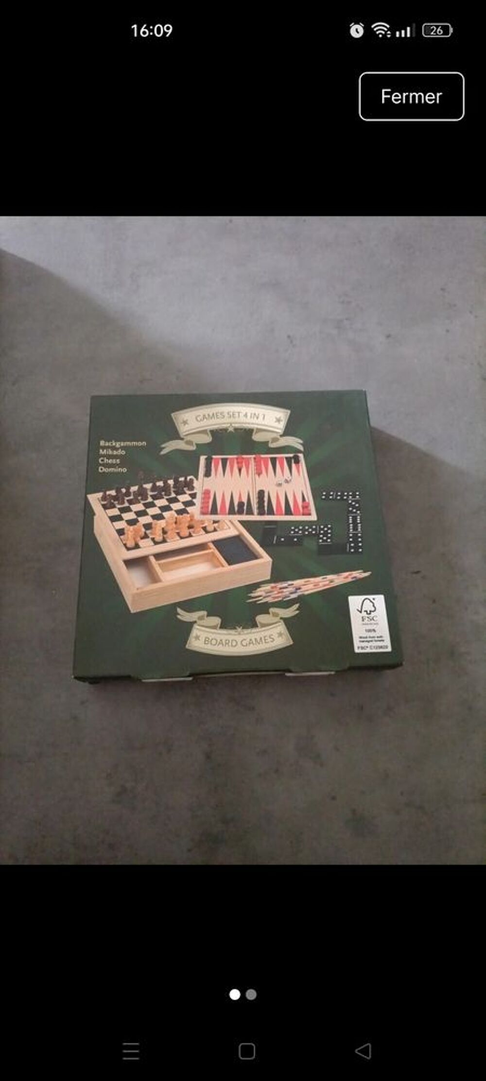 Jeux en bois 4 en 1 Jeux / jouets