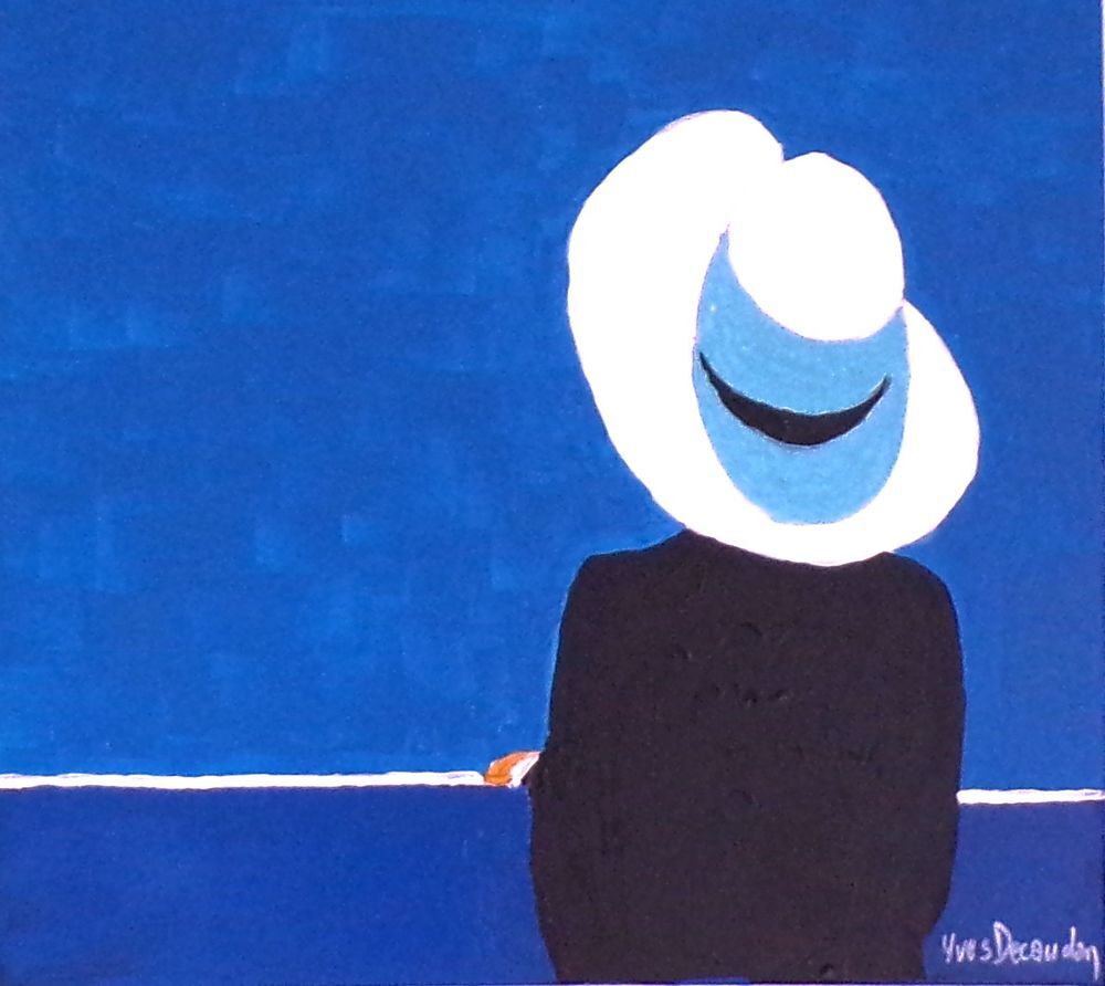 Tableau personnage " L'inconnue de la jet&eacute;e " Décoration