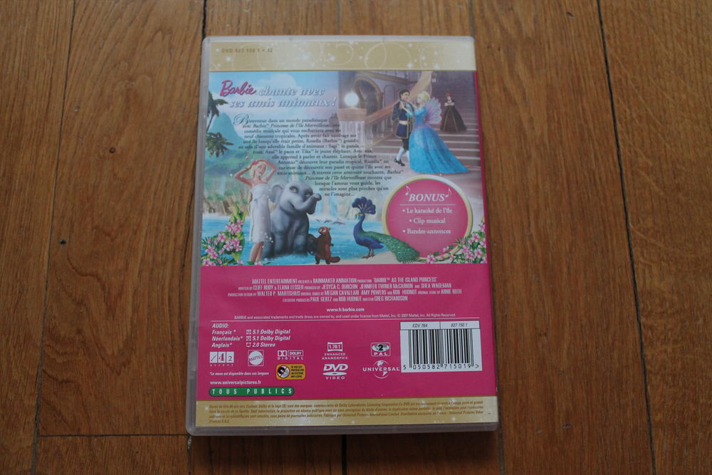 DVD PRINCESSE DE L ILE MERVEILLEUSE DVD et blu-ray