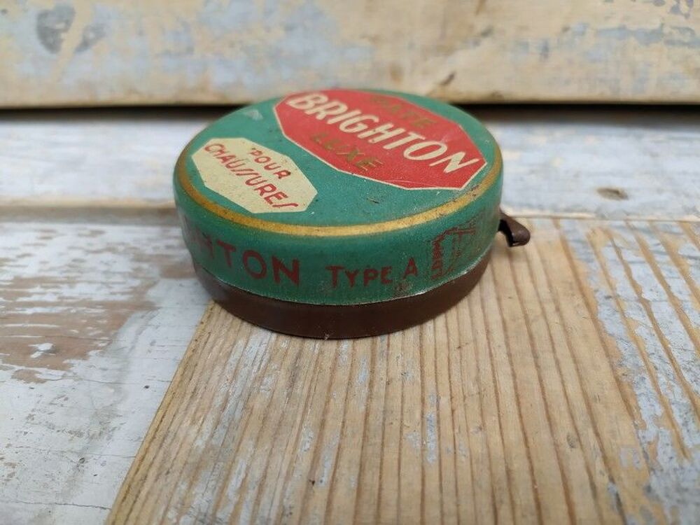 Ancienne Boite Cirage Brighton Luxe Publicitaire 
