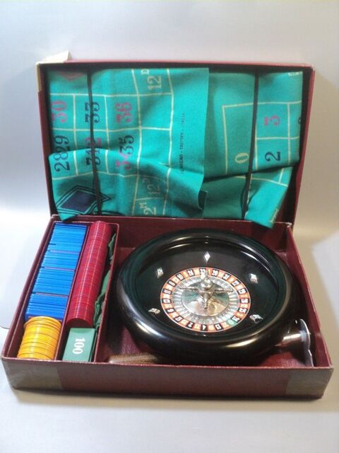 Ancien Jeu Roulette Professionnel Dal Negro  80 Loches (37)