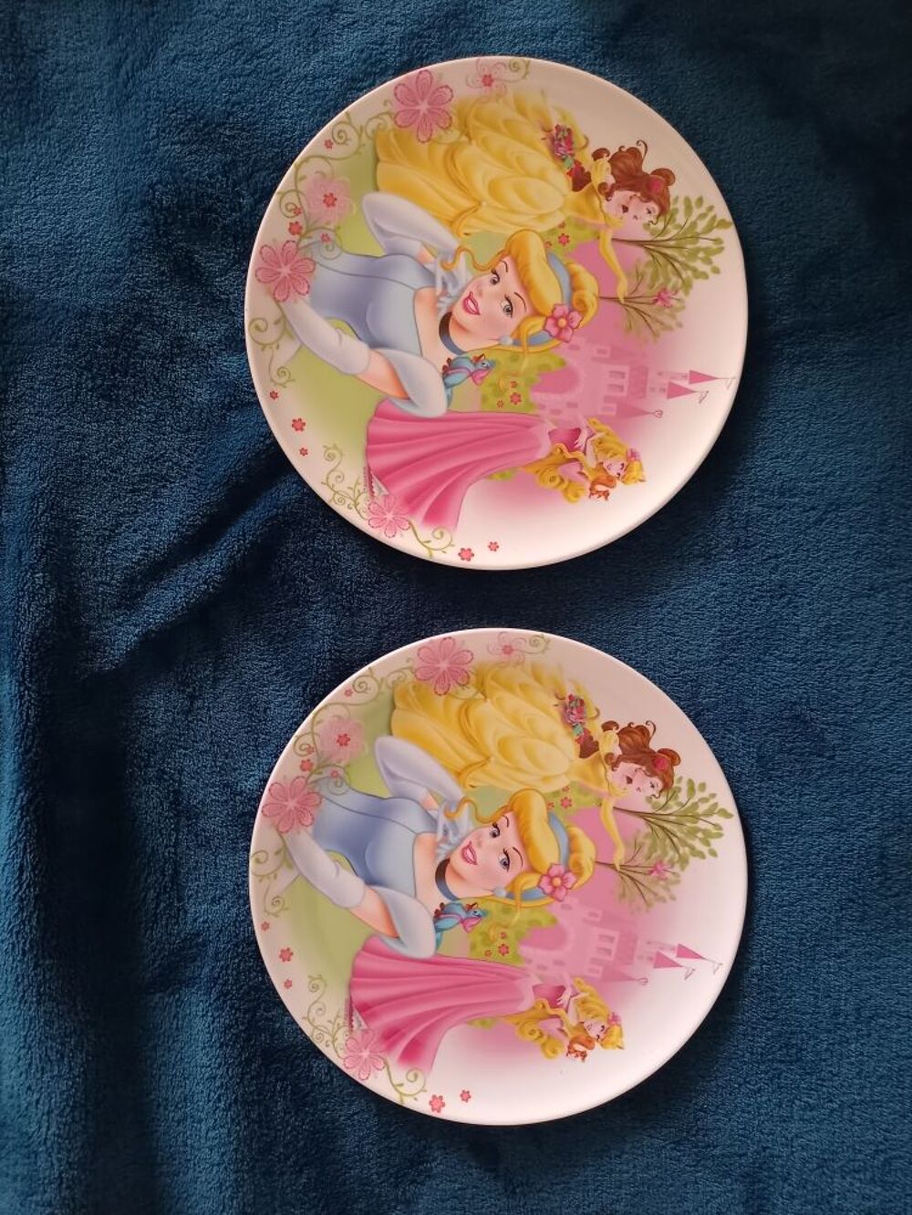 Lot 2 assiettes plastiques neuves Princesses Disney Electroménager