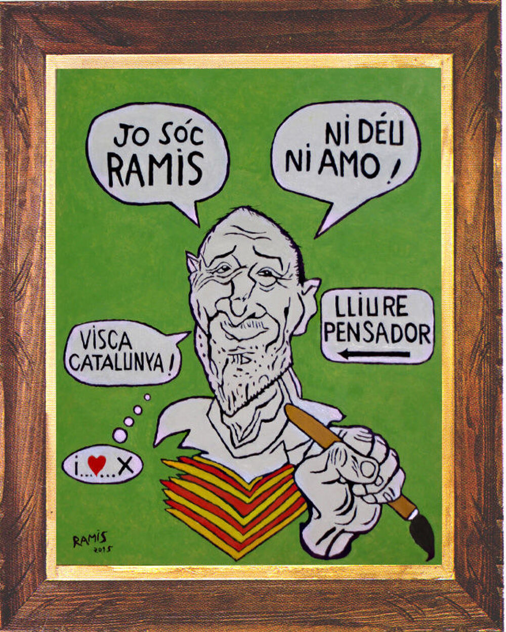 Tableau sign&eacute; Ramis 2015 Jo soc Ramis Décoration