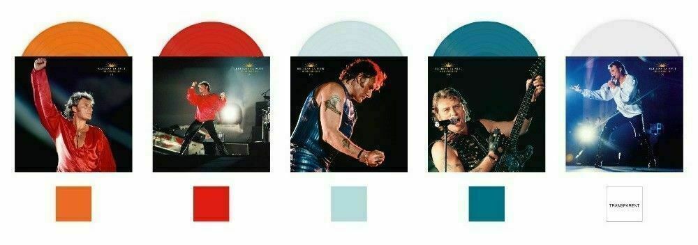JOHNNY HALLYDAY - Parc des princes 1993 CD et vinyles