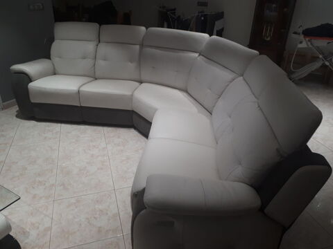 Canap� cuir et tissus 1500 M�zy-sur-Seine (78)