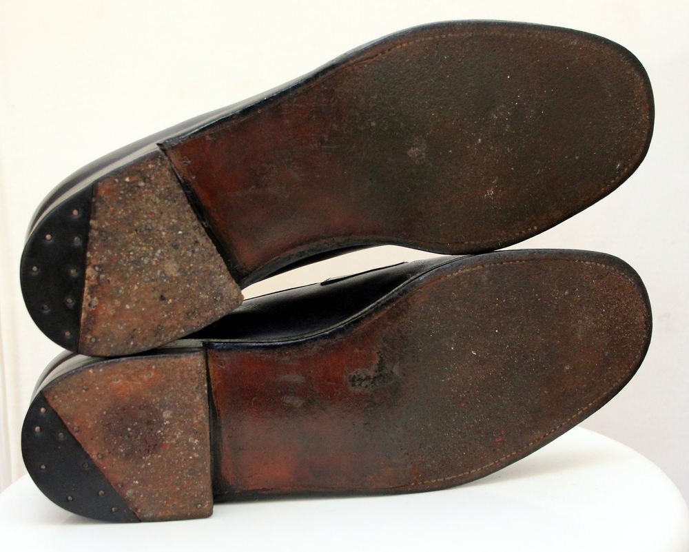 J.M WESTON Mocassins 180 cuir oc&eacute;an 
T. 7.5 E soit 41.5 Chaussures