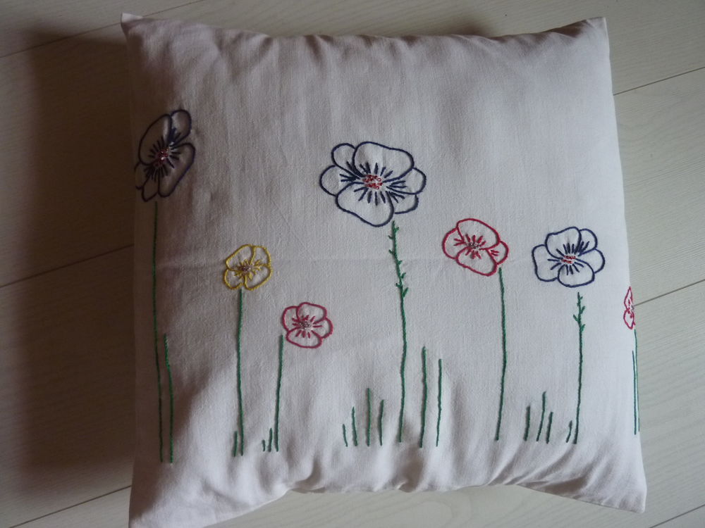 coussins d&eacute;co faits main - housses D�coration