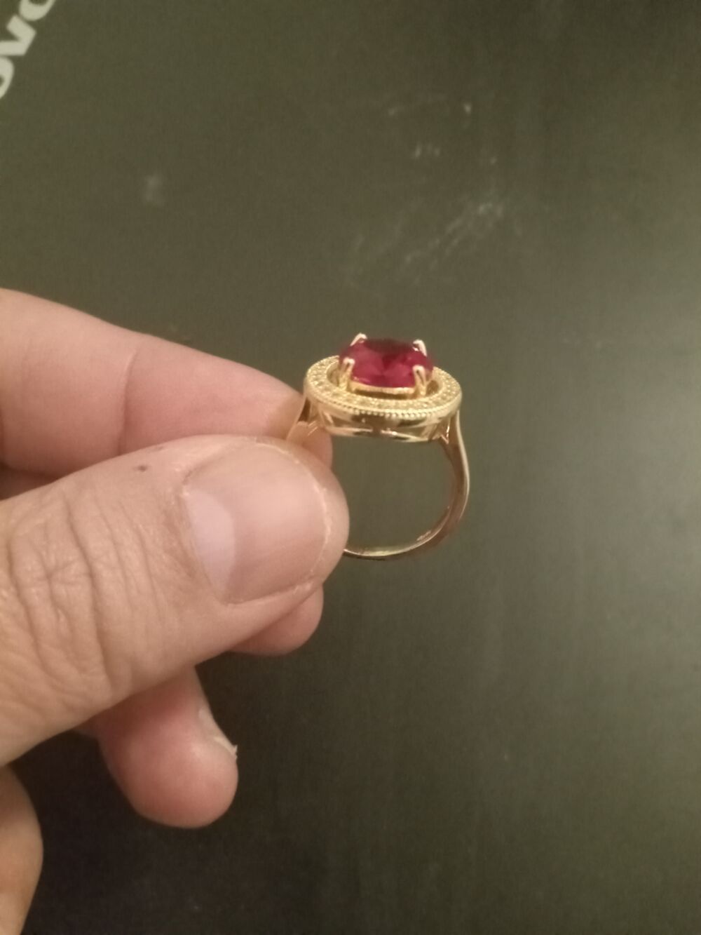 bague plaqu&eacute; or jamais port&eacute; Neuve Bijoux et montres