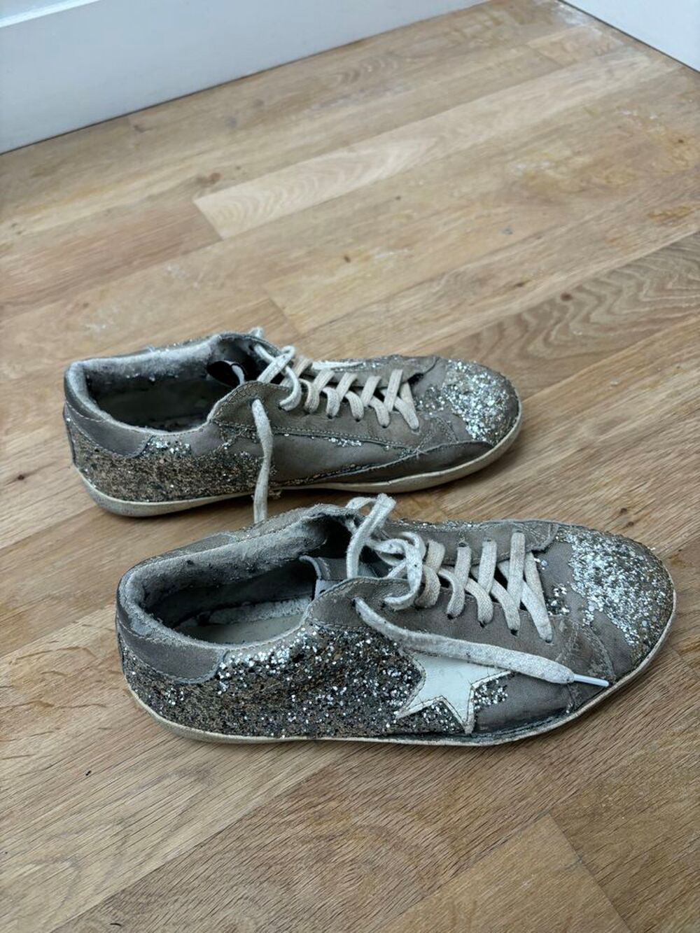 Baskets Golden Goose &agrave; paillettes Chaussures