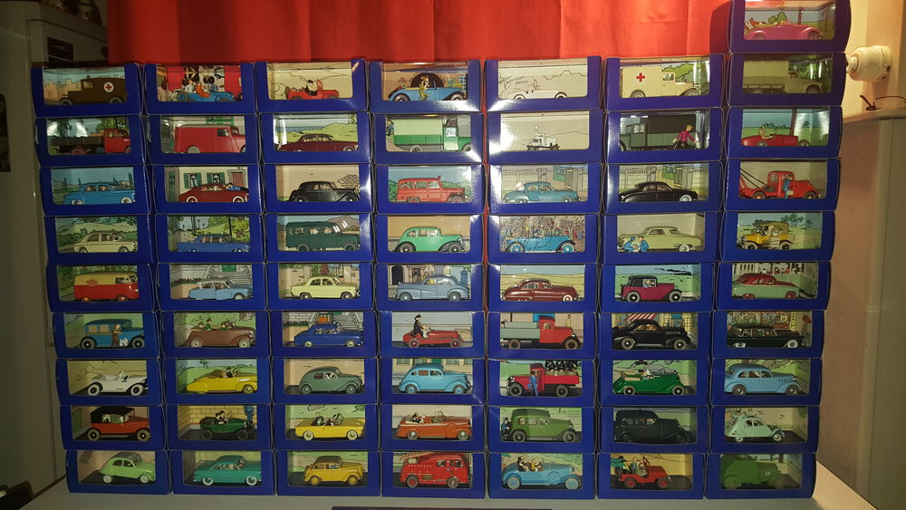 Miniatures collection "En voiture Tintin" &eacute;dition Atlas 