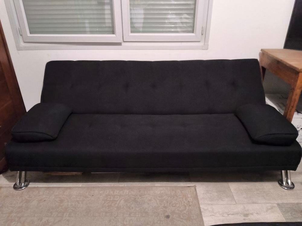 Banquette Clic-clac noire Meubles