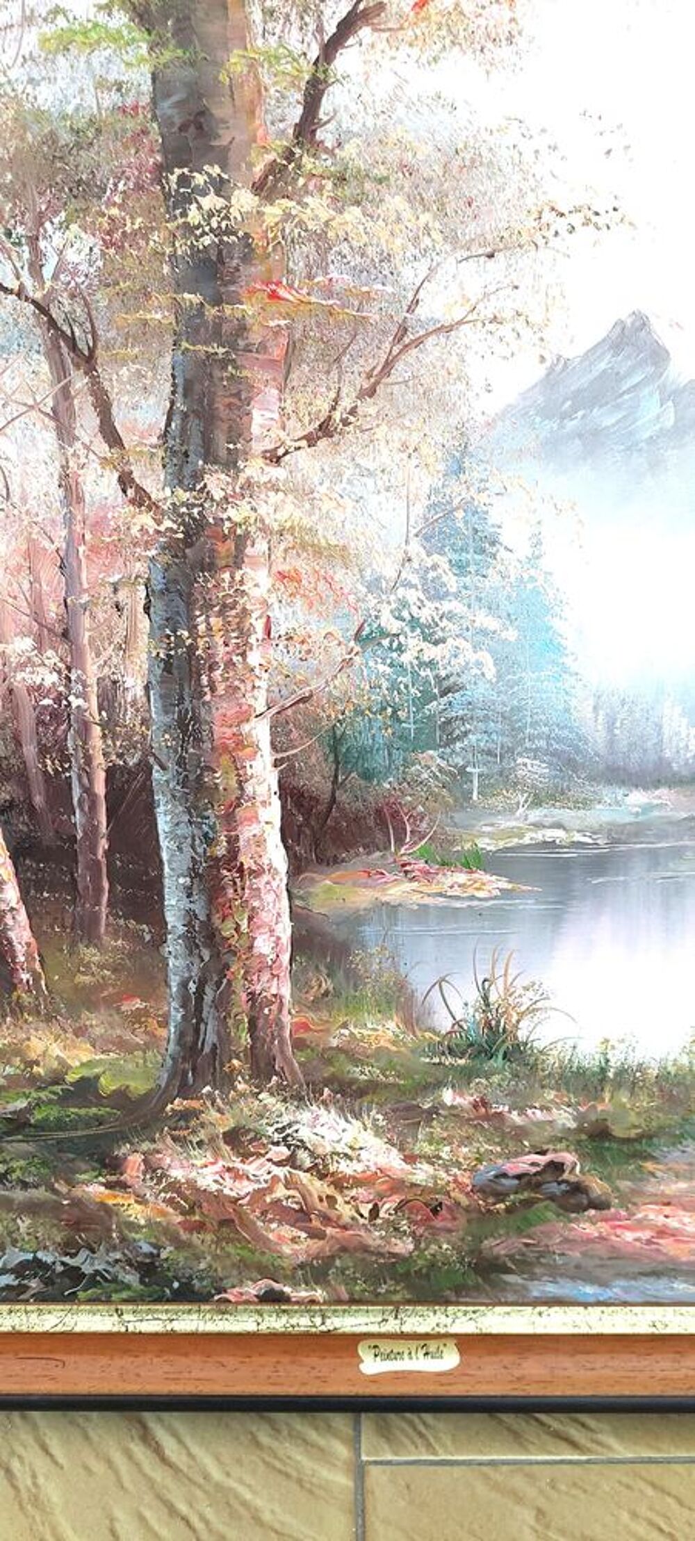 Tableau peinture &agrave; l'huile Décoration