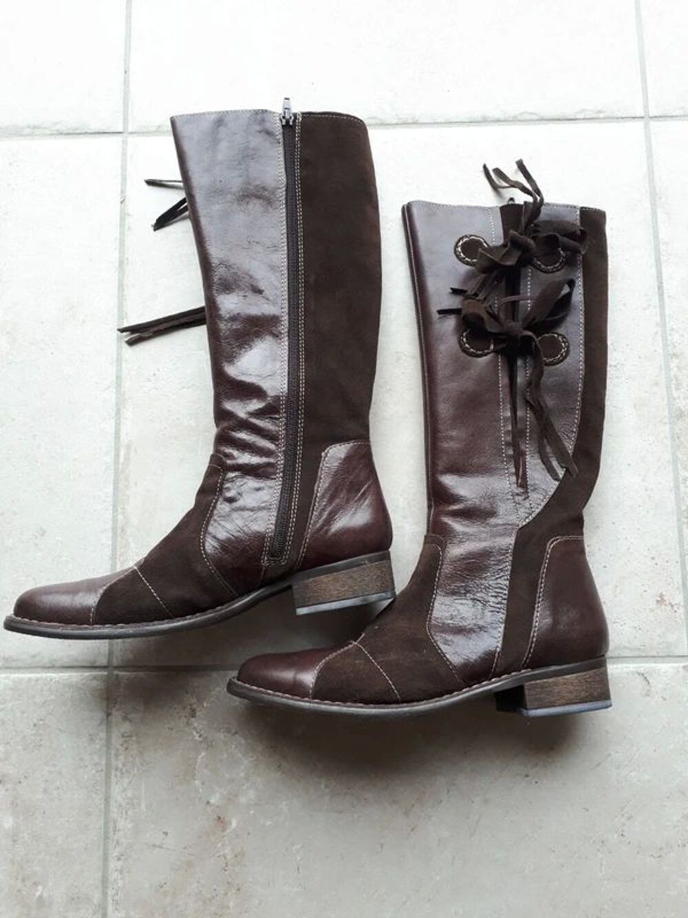 Bottes tout cuir NEUVES Chaussures