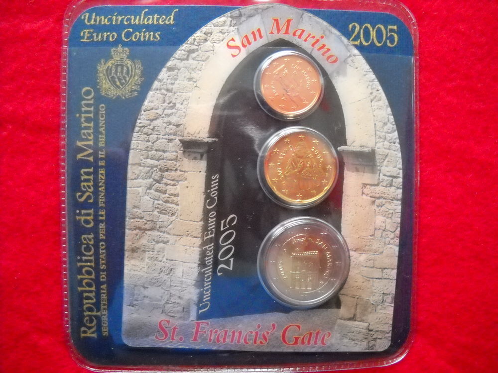 Monnaie pi&egrave;ces euros : SAN MARINO / 2005
18 € 