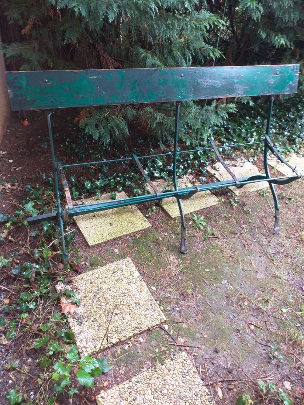 banc de jardin ancien Jardin