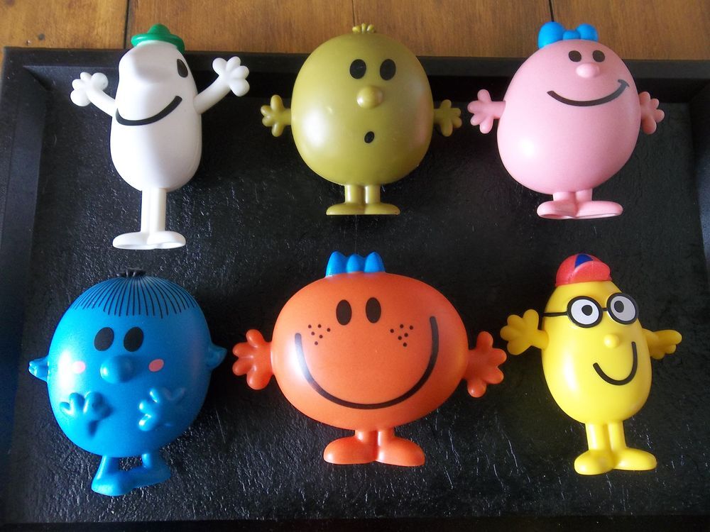 lot de 6 figurines MONSIEUR/MADAME mac donald's 