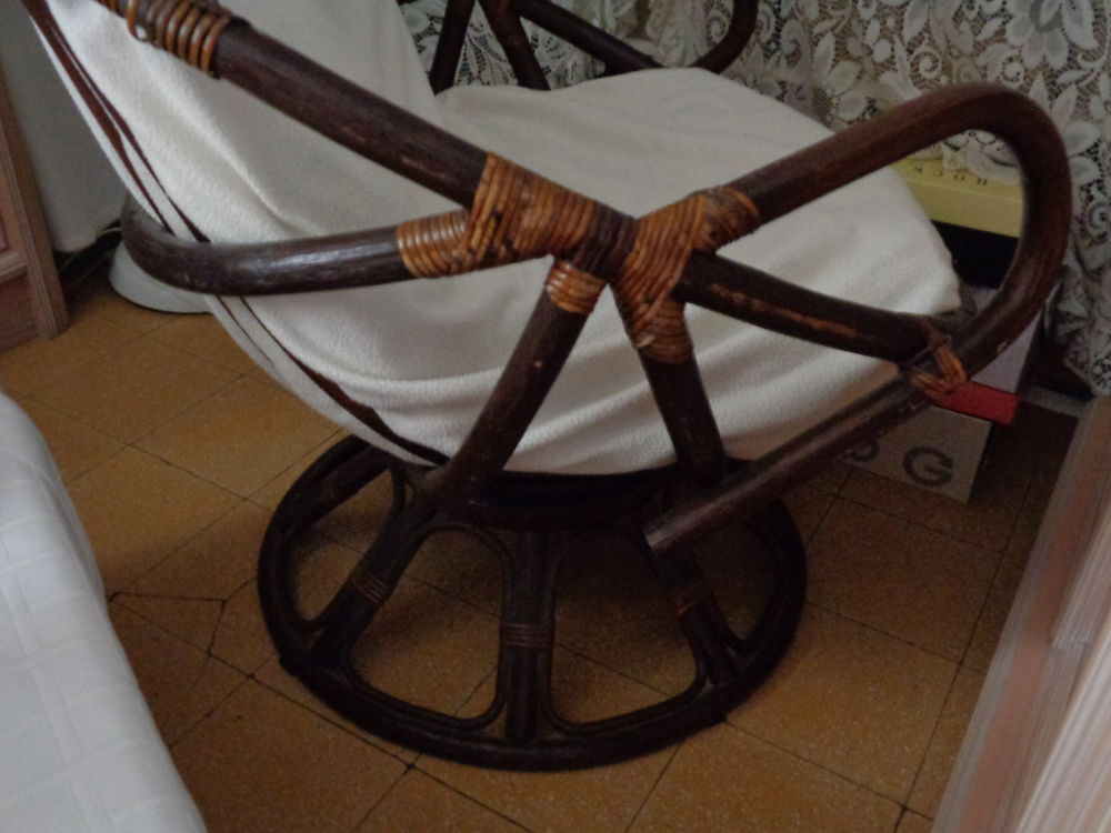 fauteuil bambou x 2. Meubles