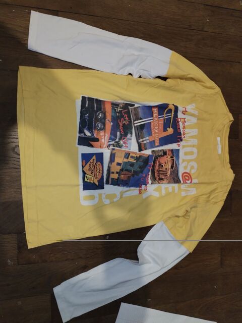 T-shirt enfant (12 ans) jaune manches longues 1 Brillon-en-Barrois (55)