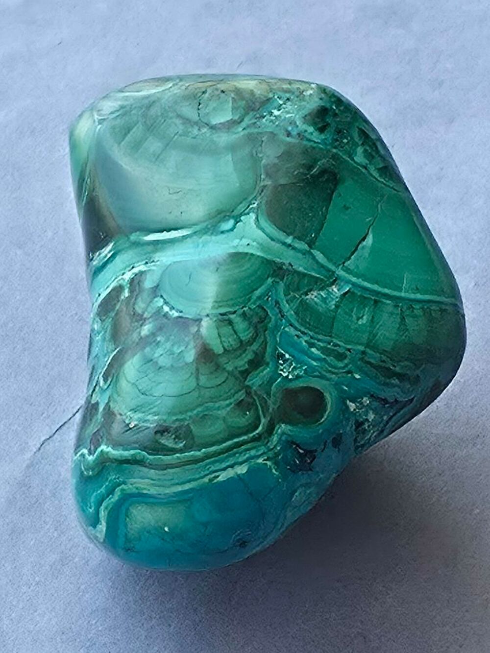 Chrysocolle du Katanga RDC-Pierre Polie 58g 