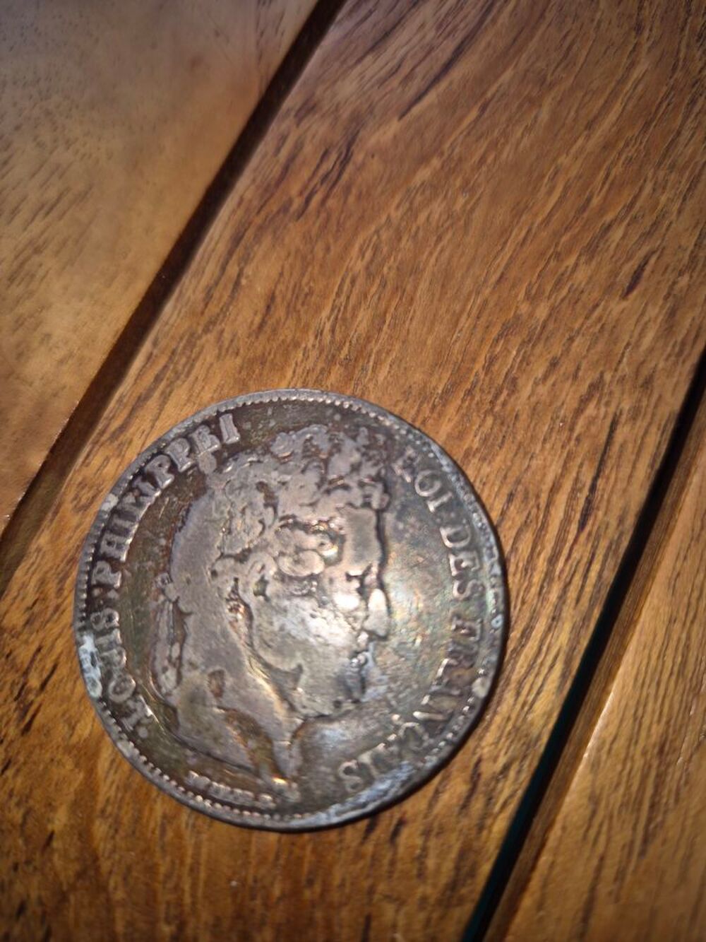 Piece de monnaie ancienne 5 francs 1843 