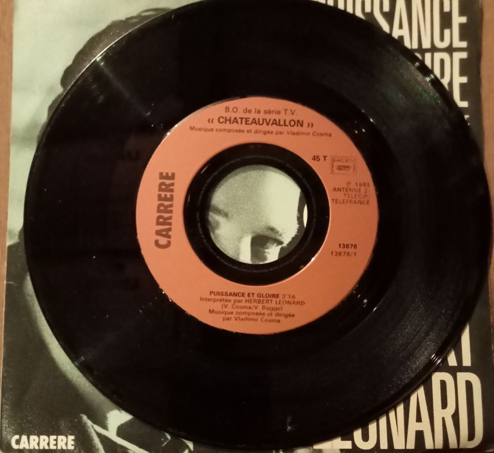 HERBERT LEONARD 5 X DISQUE VYNIL 45 TOURS CD et vinyles