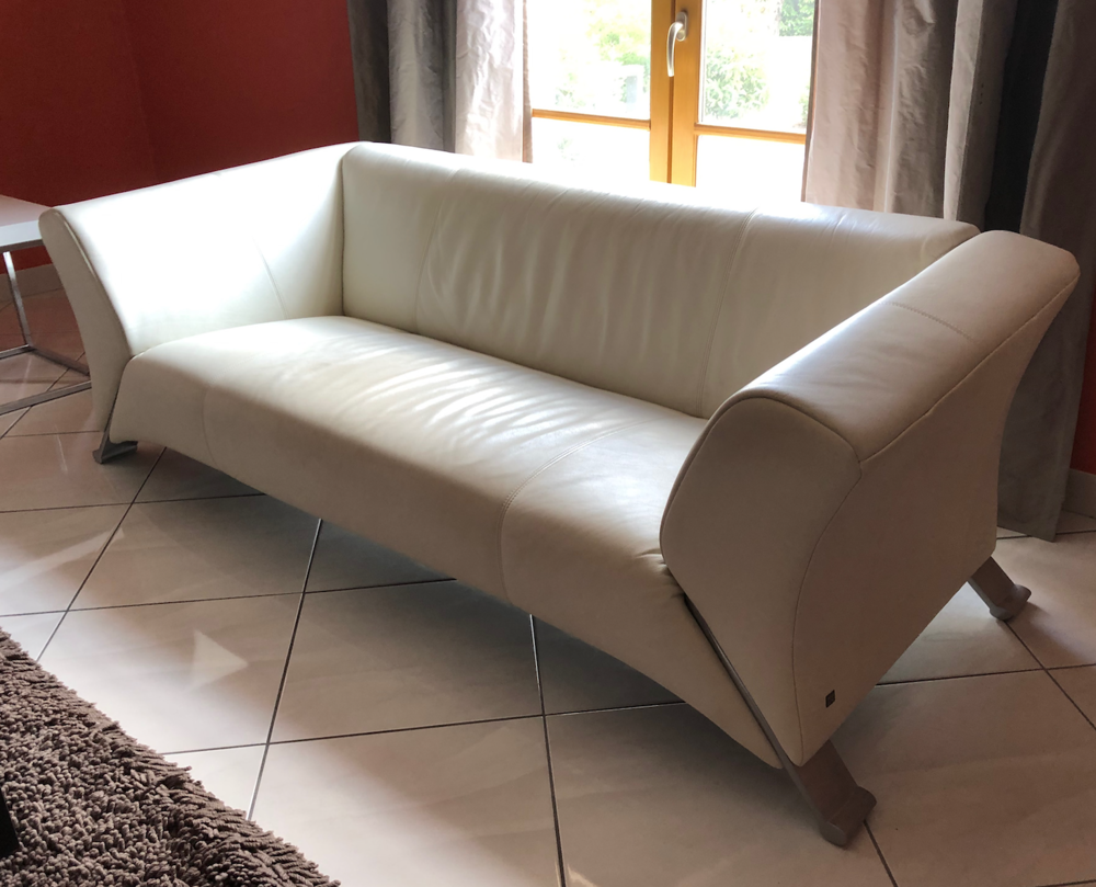 Canap&eacute; cuir Rolf Benz 210 cm Meubles