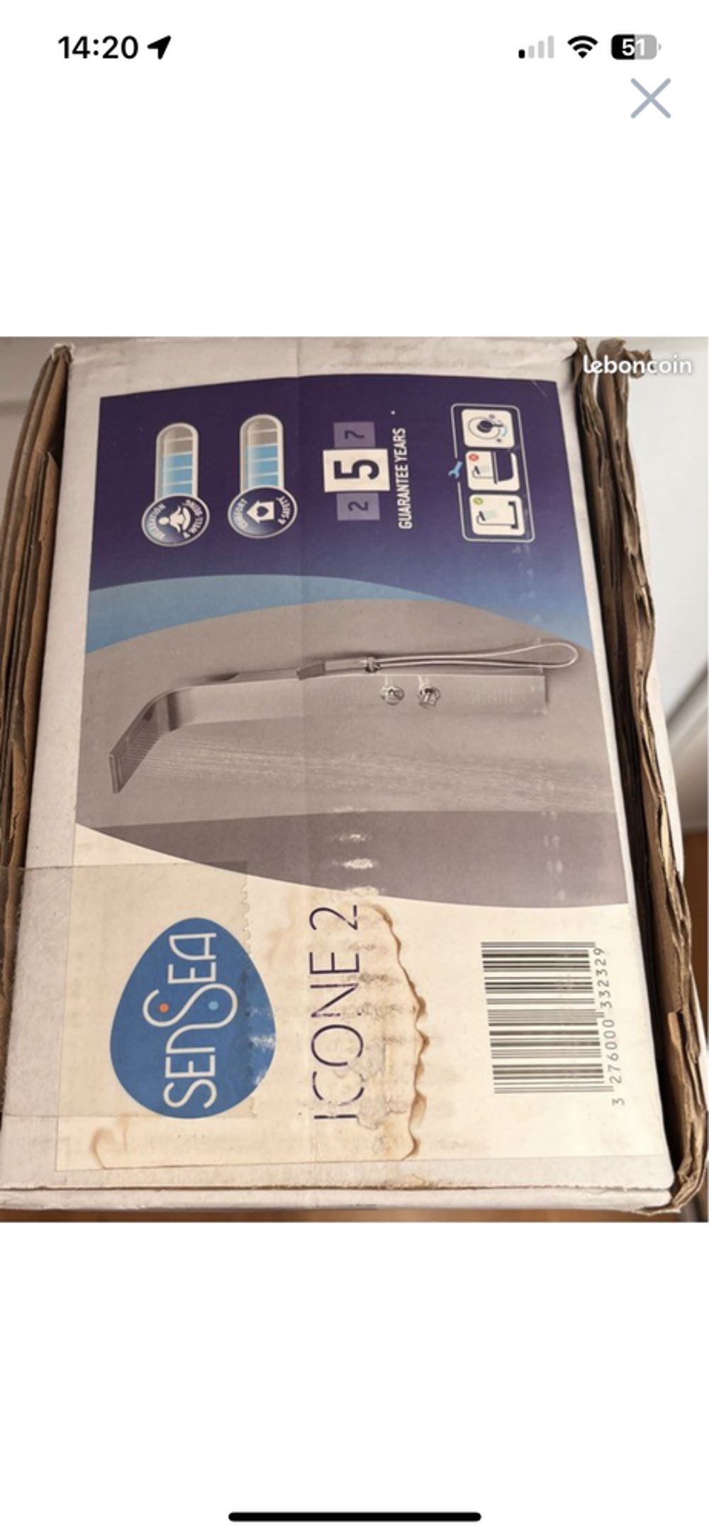 Colonne de douche hydromassante avec robinetterie Electroménager