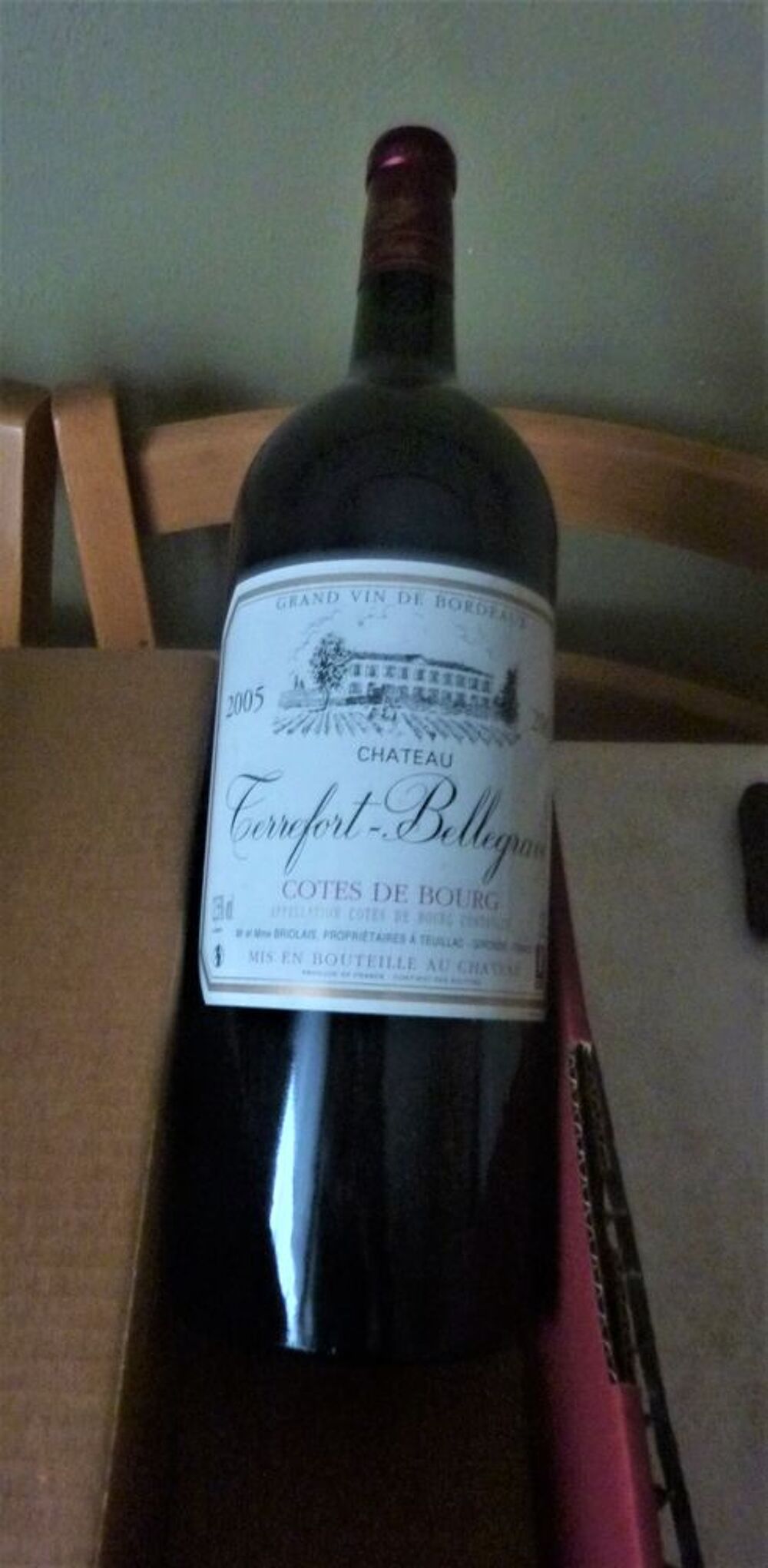 Bouteilles VIN de BORDEAUX Cuisine