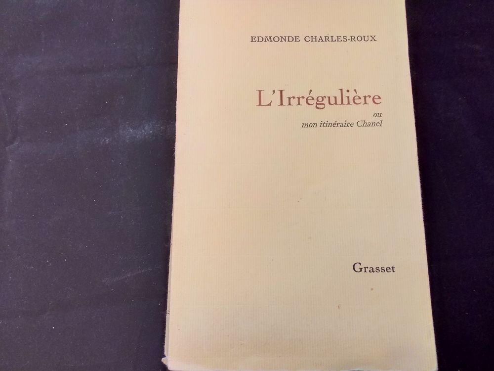 Livre, L'Irr&eacute;guli&egrave;re ,mon itin&eacute;raire Chanel Livres et BD