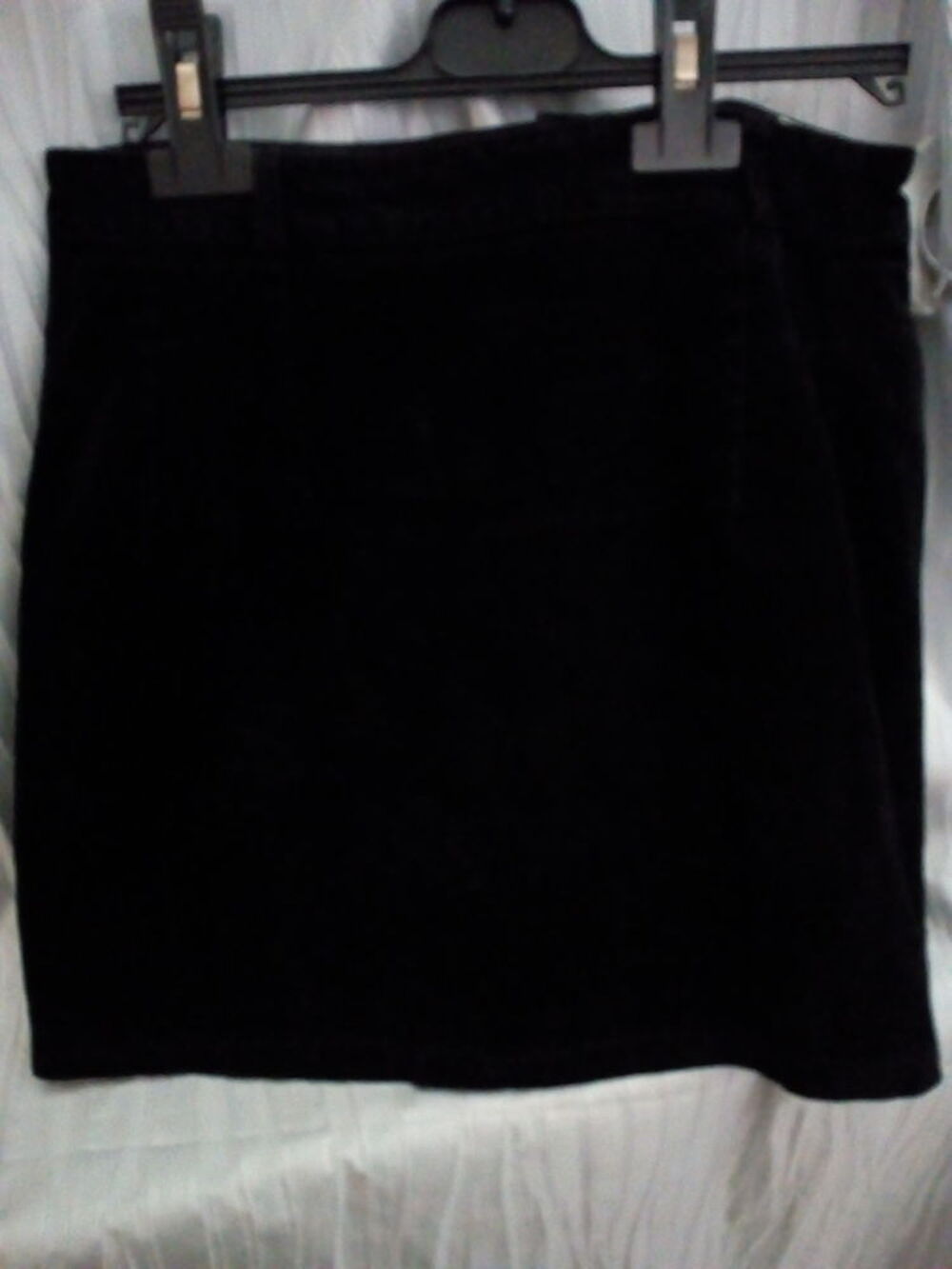 Tailleur jupe taille 44 en velours noir Vêtements