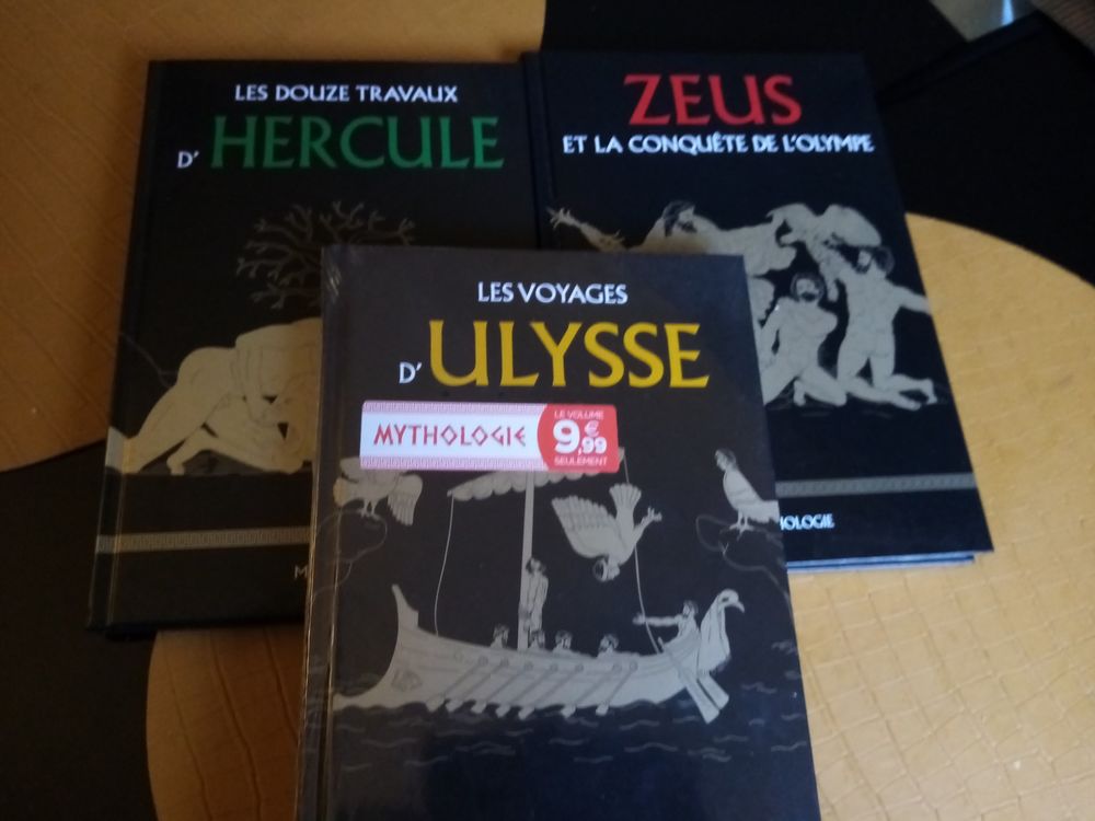 Lot 3 livres H&eacute;ros Mythologie grecque Livres et BD