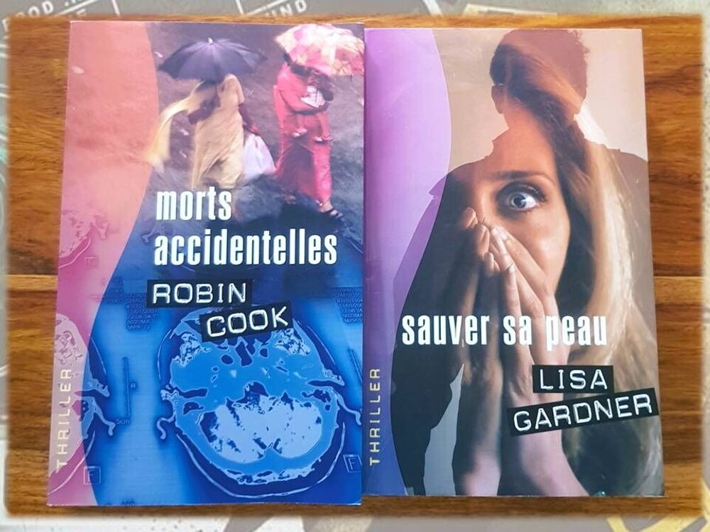 Thriller, Suspens, policier, polar - Lot 6 romans broch&eacute;s Livres et BD
