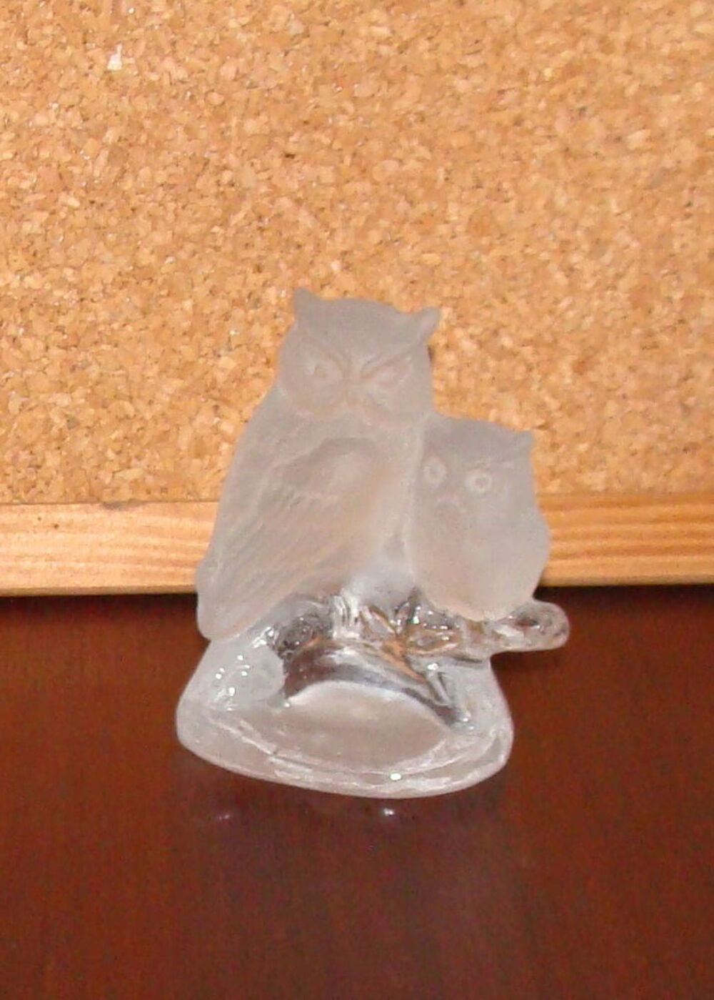 Chouette en verre Décoration