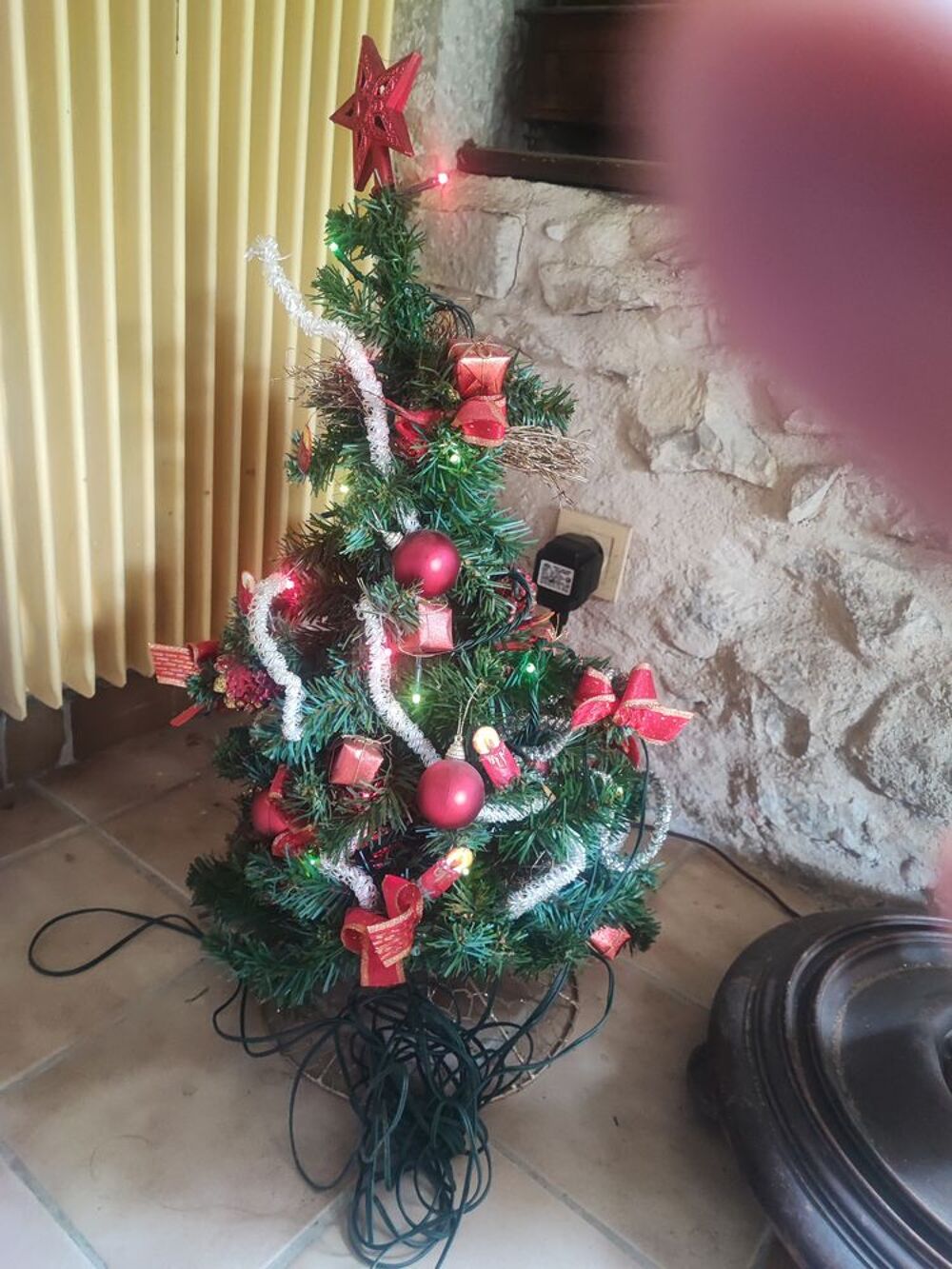 Petit sapin de No&euml;l lumineux Décoration