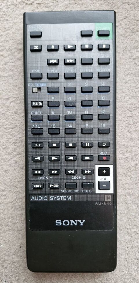 SONY RM-S140 Télécommande chaîne hifi 20 Thiais (94)