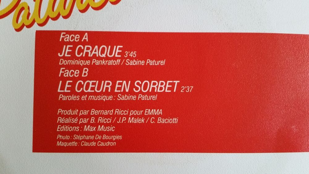 SABINE PATUREL CD et vinyles