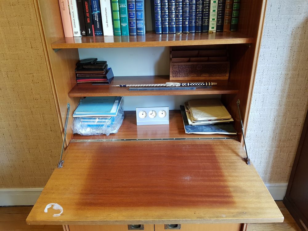 BUREAU SECR&Eacute;TAIRE VINTAGE Ann&eacute;es 70 Meubles