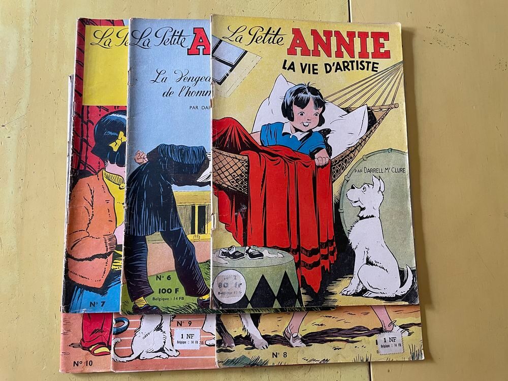 6 BD 1957 &agrave; 1959 LA PETITE ANNIE complet, bon &eacute;tat Livres et BD
