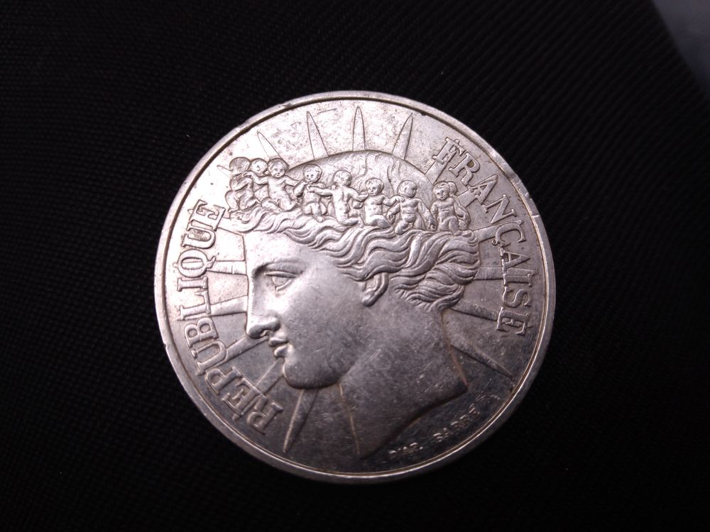 Piece argent 1988 100 francs tbe
