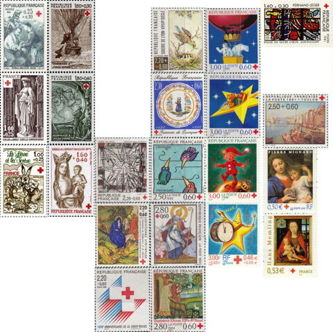Timbres de collection franais  LA CROIX ROUGE  NEUF
0 Aubin (12)