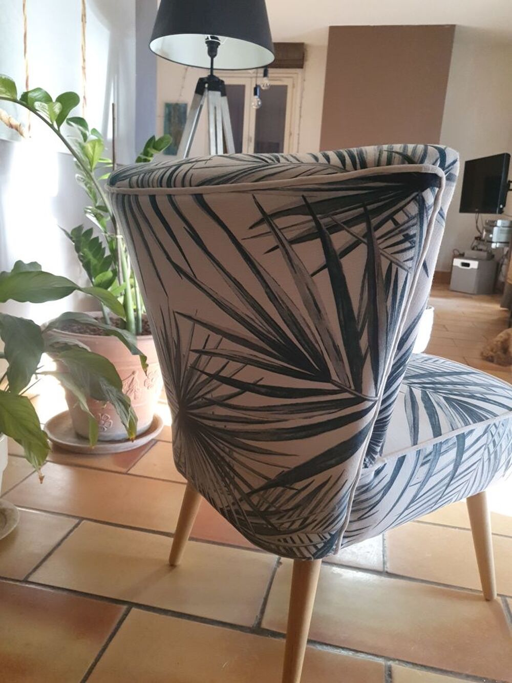Fauteuil pied bois Meubles